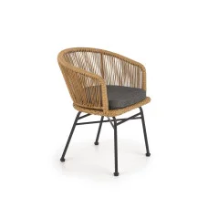 CHAIR K 400, BLACK / NATURAL / ASH